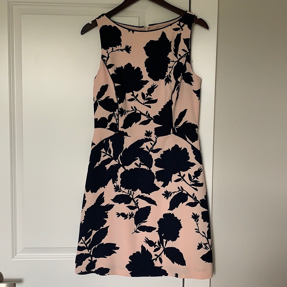 Pink and navy dress in great condition!